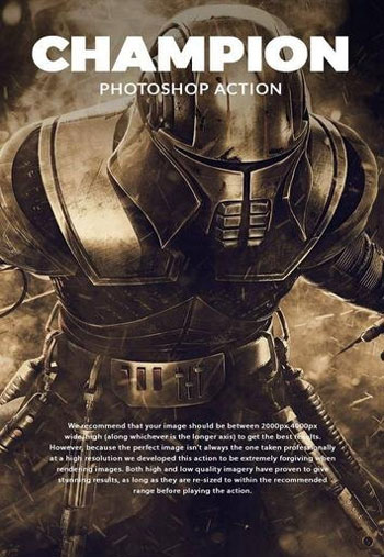 Champion-Photoshop-Action
