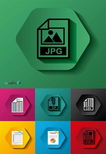 File-Format-Button-Icons-illustration-design