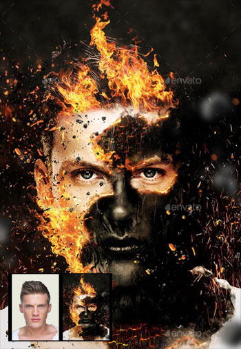 Fire-Effect-Photo-Template