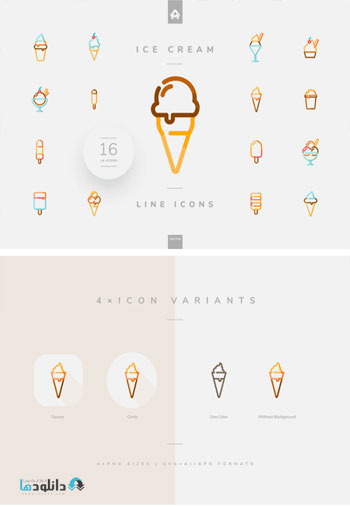 Ice-Cream-Line-Icons