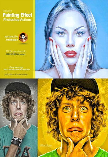 Painting-Effect-Photoshop-Action