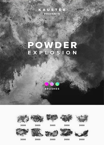 Powder-Explosion-Brushes