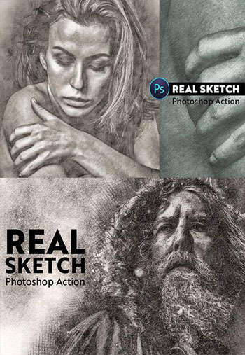 Real-Sketch-Pro-Photoshop-Action