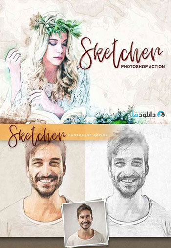 Sketcher-Photoshop-Action