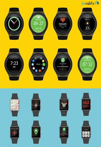 Smart-Watches-Icon-set