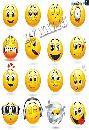 Vector-set-of-smiley-icons