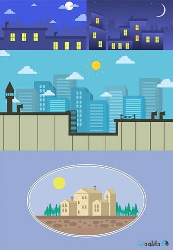 Landscape-building-night