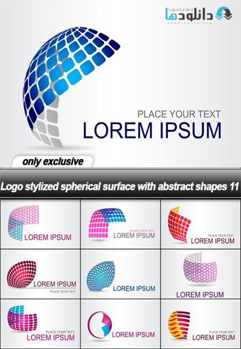 Logo-stylized-spherical-surface-with-abstract