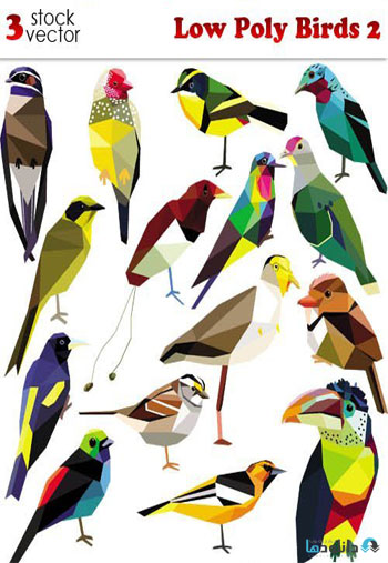 Low-Poly-Birds