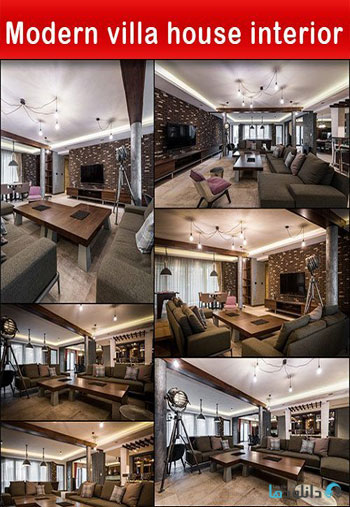 استوک-Modern-villa-house-interior