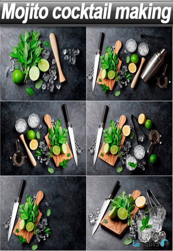 استوک-Mojito-cocktail-making