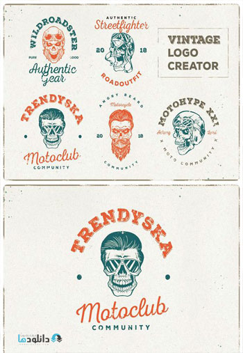 Moto-Vintage-Logo-Creator