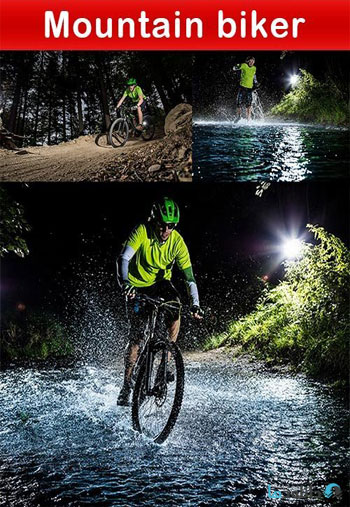 استوک-Mountain-biker