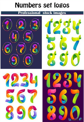 Numbers-set-logos