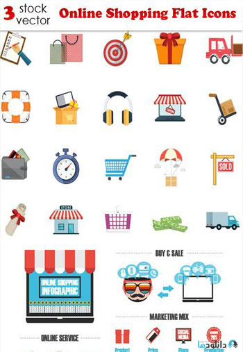 Online-Shopping-Flat