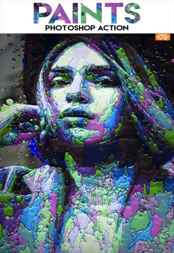 Paints-Photoshop-Action