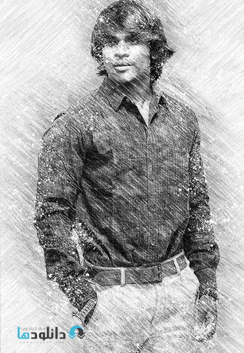 اکشن-فتوشاپ-pencil-drawing-photoshop-acttion