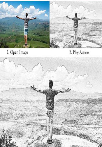 Pencil-Skectch-Photoshop-Acion