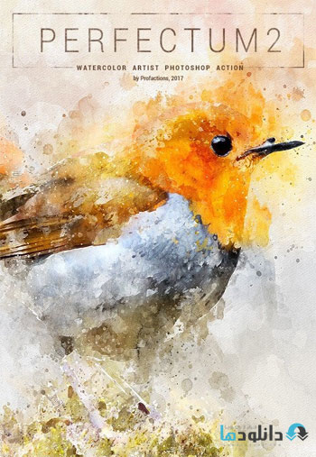 دانلود اکشن فتوشاپ Perfectum 2 - Watercolor Artist Photoshop Action