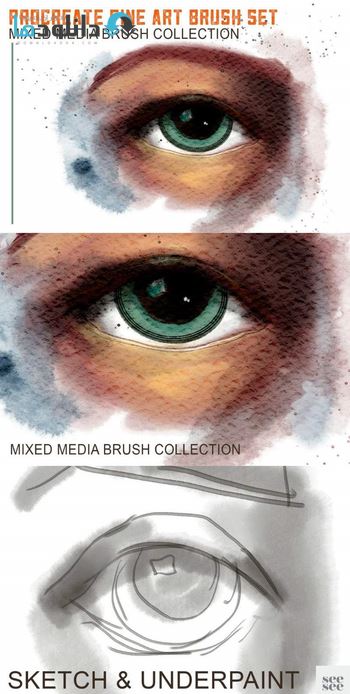 براش-Procreate-Mixed-Media