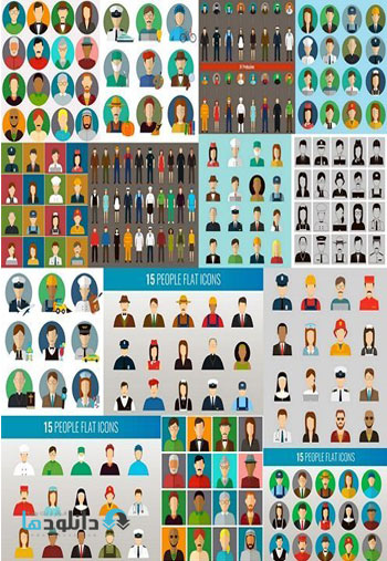 Professions-Vector-Flat-Icons