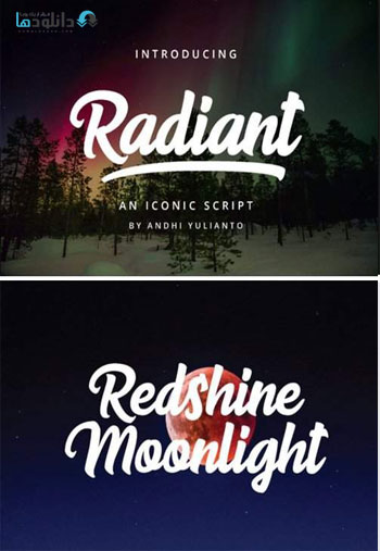 فونت-Radiant-Script-Font