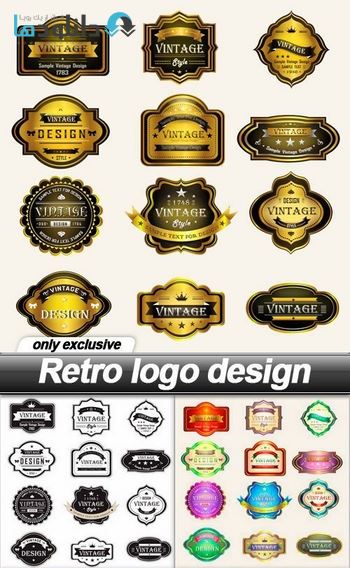آیکون-Retro-logo-design