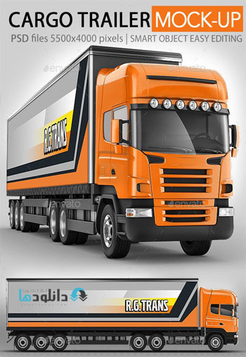 Road-train,-Trailer-Truck-mock-up