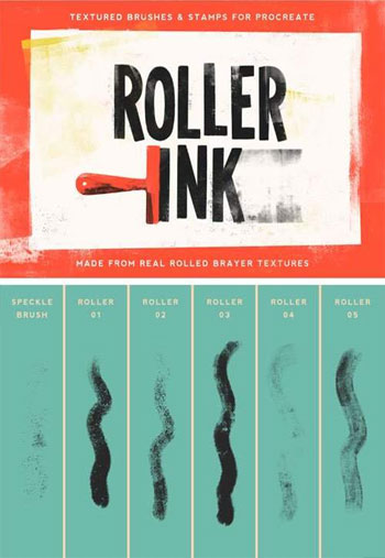 Roller-Ink-Procreate-Pack