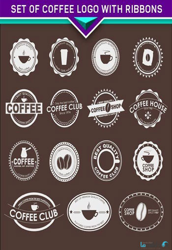 Set-of-coffee-logo