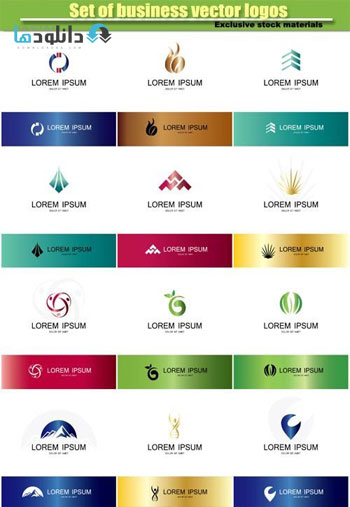 Set-of-different-business-vector-logos