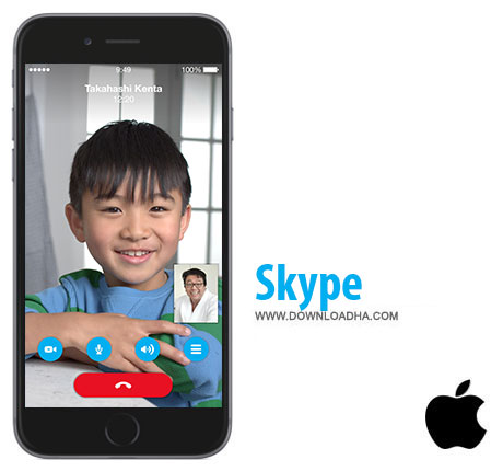 Skype for iPhone نرم افزار تماس صوتی و تصویری اسکایپ Skype v5.13.1  – آیفون  آیپاد