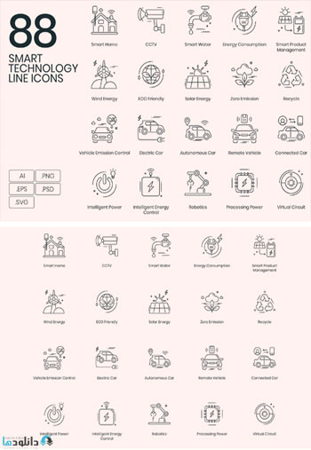 Smart-Technology-Line-Icons