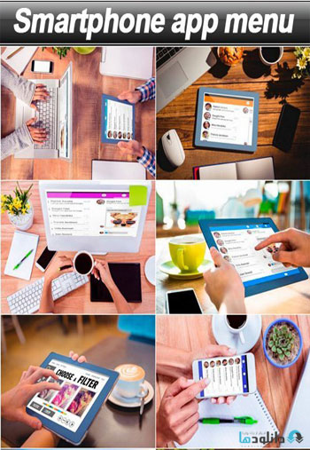 استوک-Smartphone-app-menu