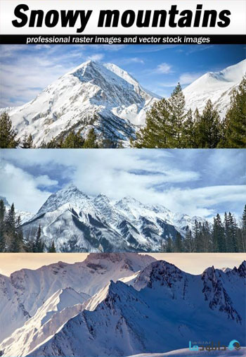 استوک-Snowy-mountains