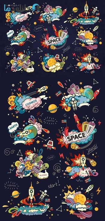 آیکون-Space-Cartoon-Style-icon