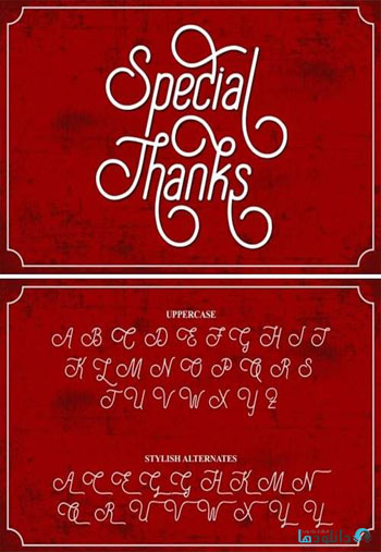 فونت-Special-Thanks