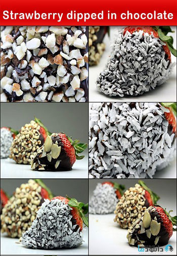 استوک-Strawberry-dipped