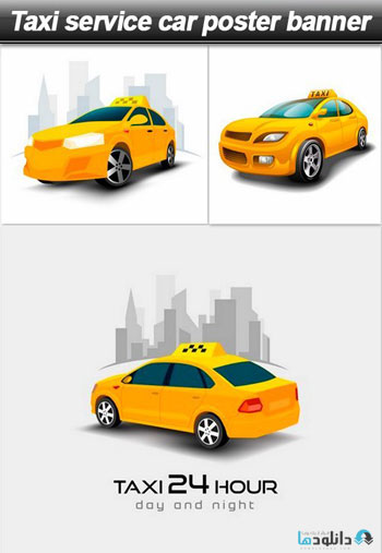 Taxi-service-car-poster