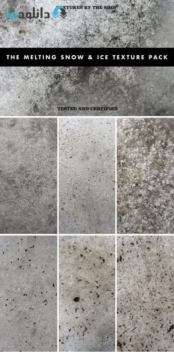 استوک-The-Melting-Snow-Ice-Texture