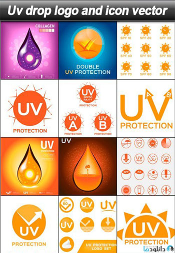 Uv-drop-logo-and-icon-vector