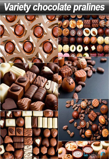 استوک-Variety-chocolate-pralines