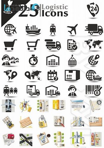 آیکون-Vector-Logistic-and-shipping