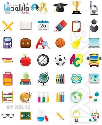 آیکون-Vector-School-and-education