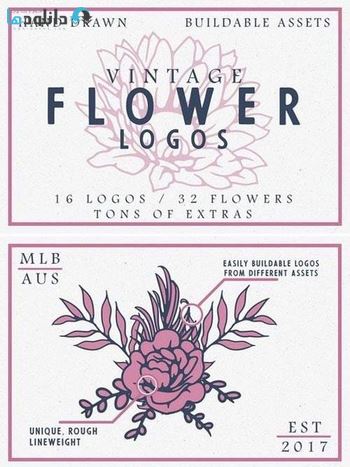 ایکون-Vintage-Flower