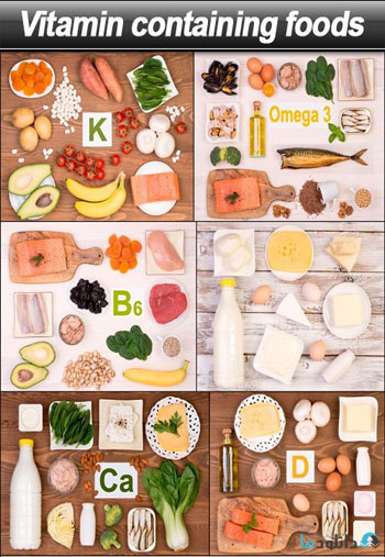 استوک-Vitamin-containing-foods