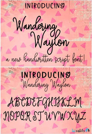 فونت-Wandering-Waylon-Font