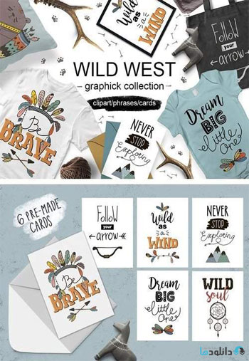 Wild-West-graphic-collection