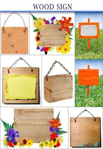 استوک-Wood-Sign