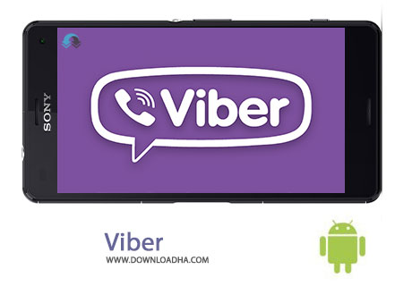 Viber Cover%28Downloadha.com%29 دانلود نسخه جدید نرم افزار وایبر Viber v5.5.1.556 برای اندروید